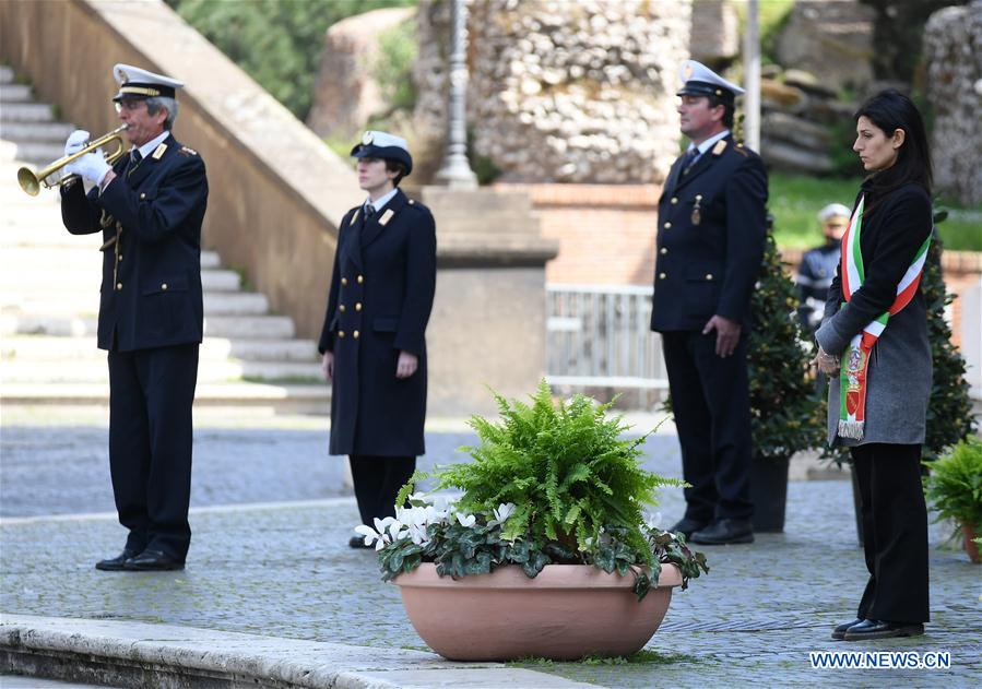 ITALY-ROME-COVID-19-MEMORIAL CEREMONY