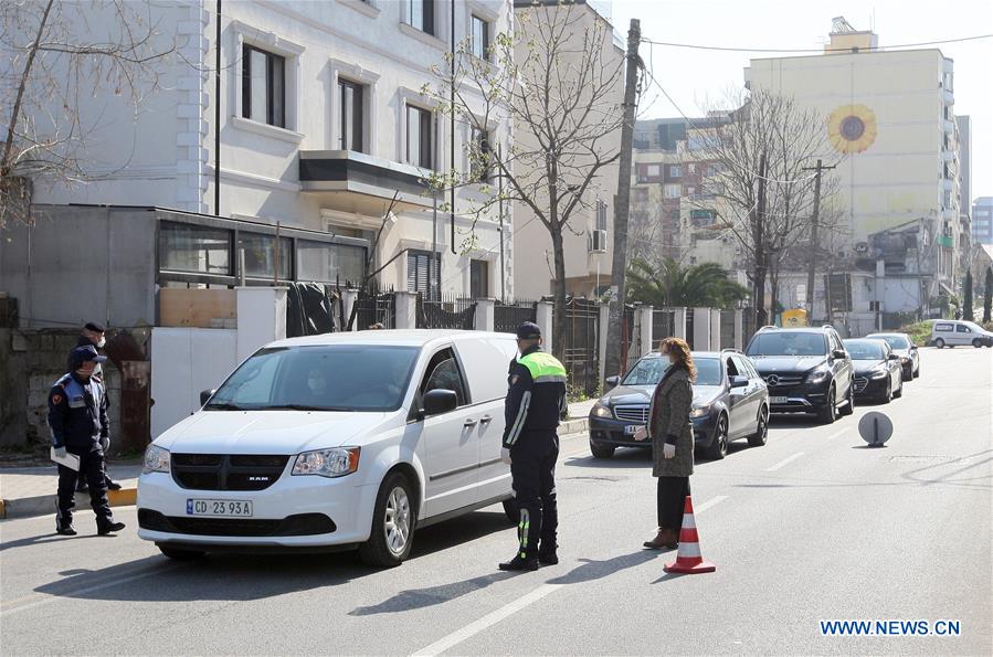 ALBANIA-TIRANA-COVID-19