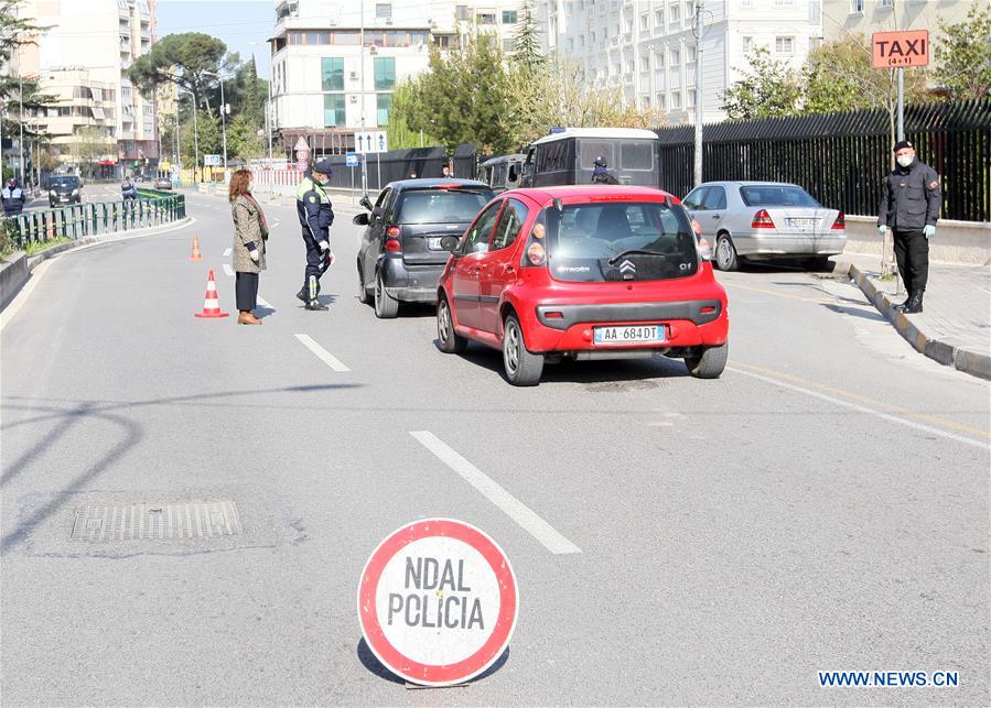 ALBANIA-TIRANA-COVID-19