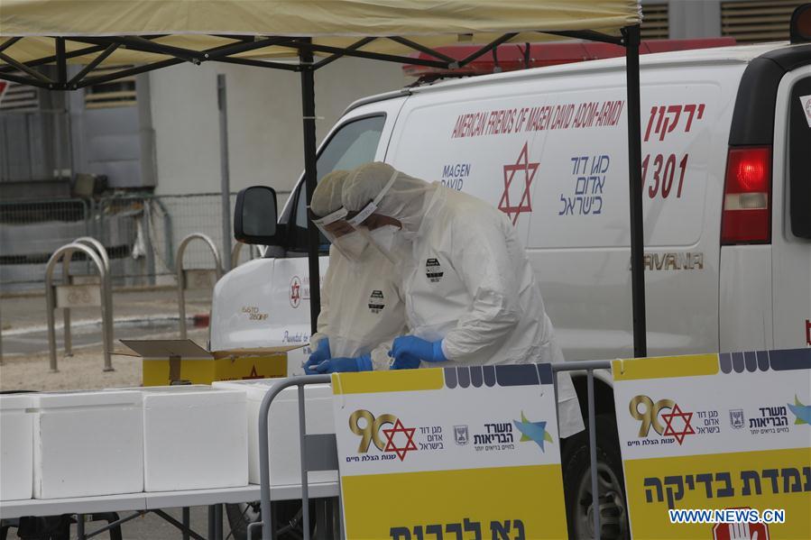 MIDEAST-BNEI BRAK-COVID-19-TEST
