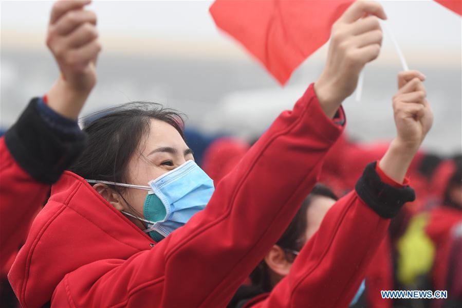 CHINA-ANHUI-MEDICAL STAFF AIDING HUBEI-RETURN (CN)