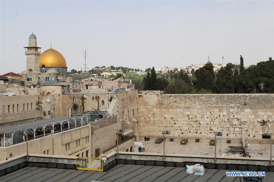 MIDEAST-JERUSALEM-COVID-19-WEST WALL