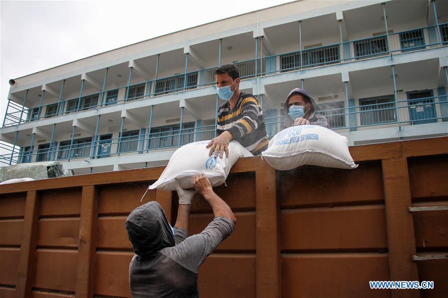 MIDEAST-GAZA-UNRWA-FOOD-DISTRIBUTION