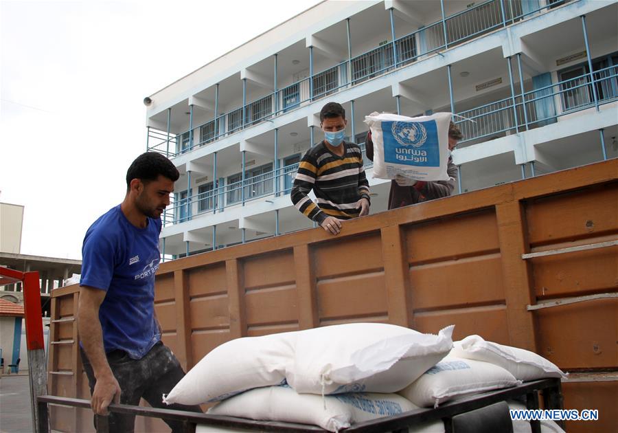 MIDEAST-GAZA-UNRWA-FOOD-DISTRIBUTION