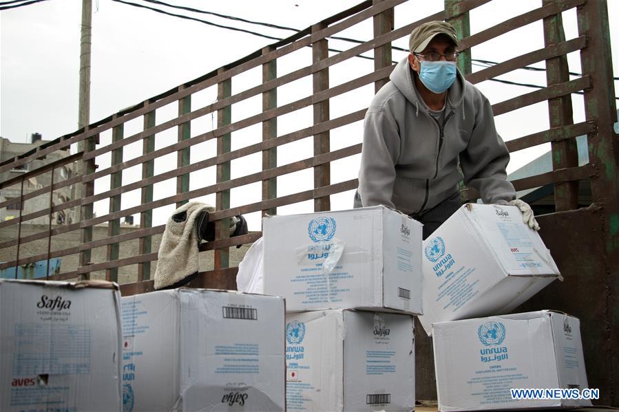 MIDEAST-GAZA-UNRWA-FOOD-DISTRIBUTION