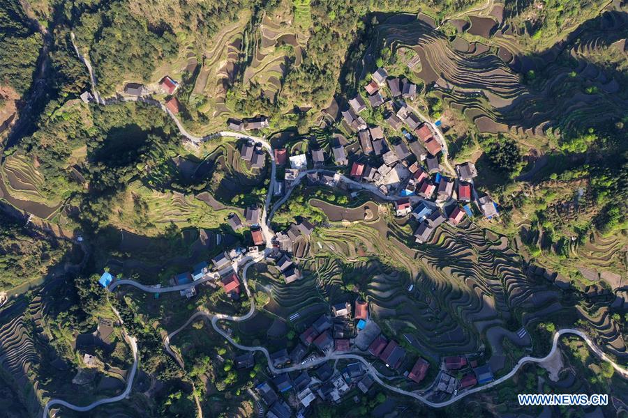CHINA-GUANGXI-RONGSHUI-MIAO ETHNIC GROUP-SPRING SCENERY (CN)
