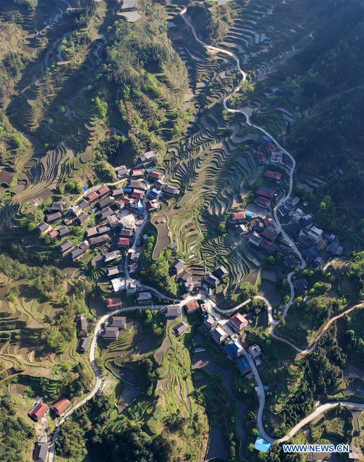 CHINA-GUANGXI-RONGSHUI-MIAO ETHNIC GROUP-SPRING SCENERY (CN)