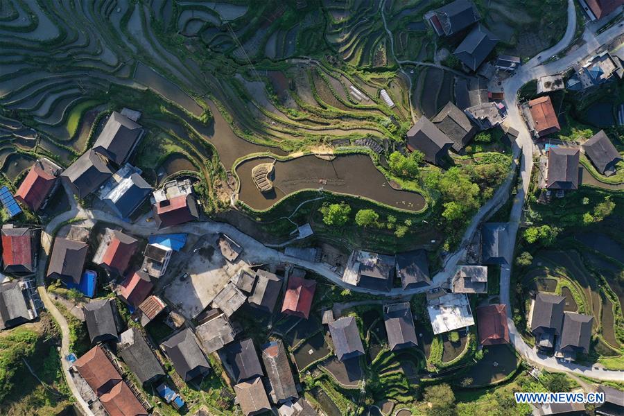 CHINA-GUANGXI-RONGSHUI-MIAO ETHNIC GROUP-SPRING SCENERY (CN)