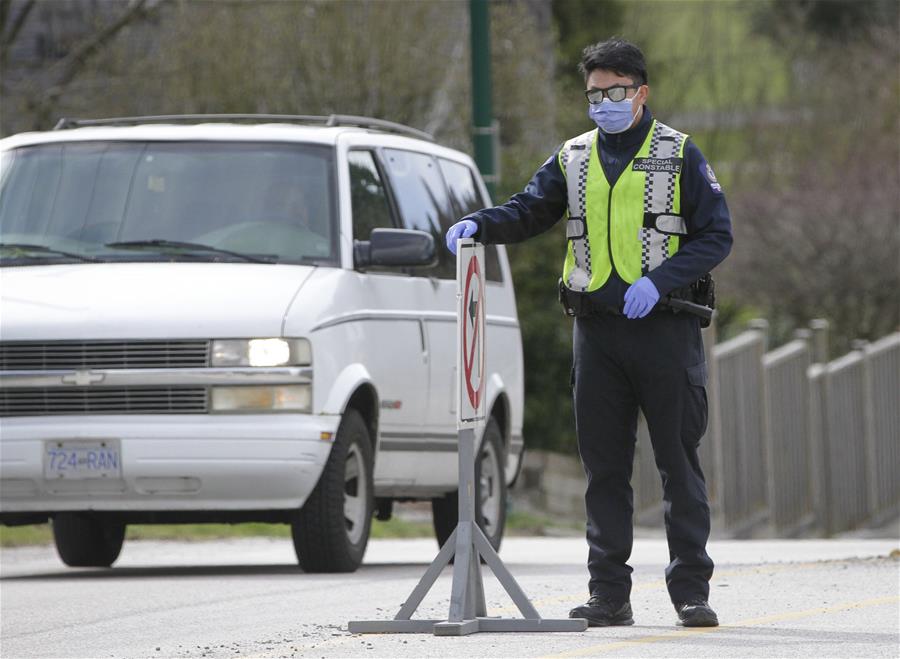 CANADA-VANCOUVER-COVID-19-DRIVE-THROUGH-TEST SITE