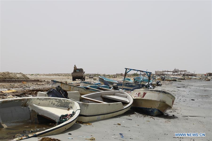 YEMEN-HAJJAH-WAR-DESTRUCTION-FISHING