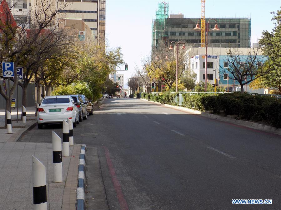 NAMIBIA-WINDHOEK-COVID-19-LOCKDOWN