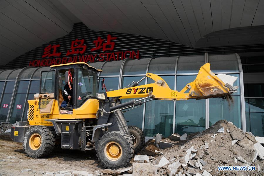 CHINA-QINGDAO-RAILWAY CONSTRUCTION-RESUMPTION (CN)