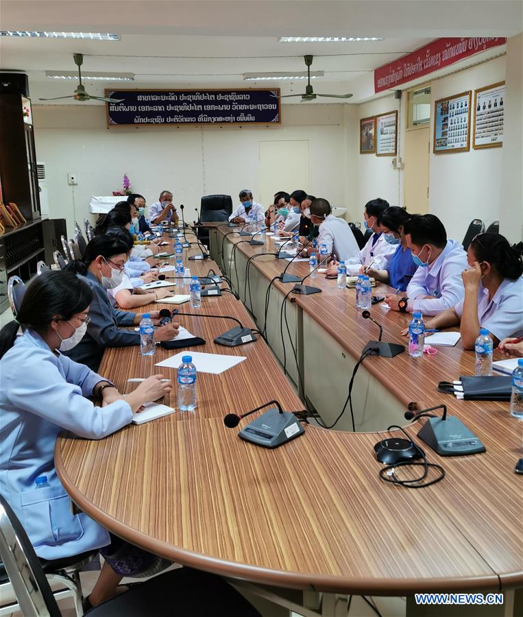 LAOS-VIENTIANE-CHINA-COVID-19-EXPERT-COOPERATION