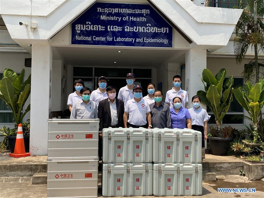 LAOS-VIENTIANE-CHINA-COVID-19-EXPERT-COOPERATION