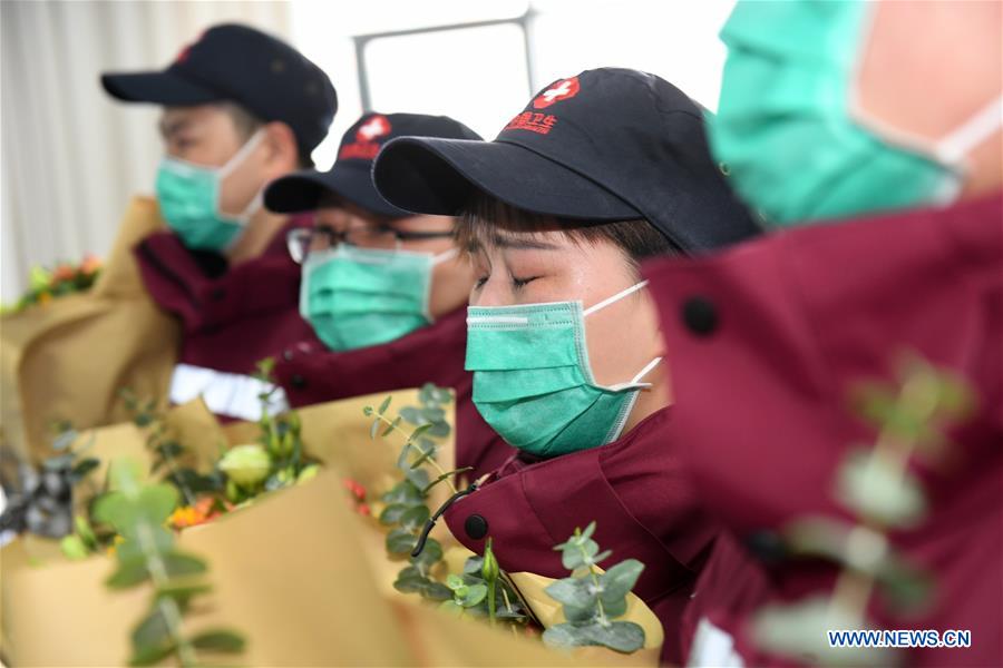 CHINA-SHAANXI-XI'AN-MEDICS-QUARANTINE-FINISH (CN)