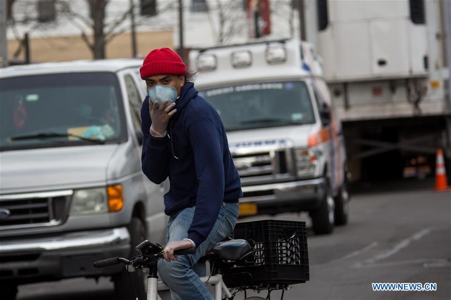 U.S.-NEW YORK-COVID-19