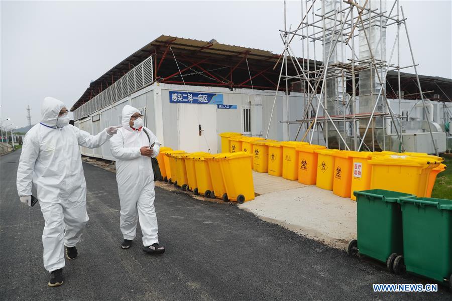 CHINA-HUBEI-WUHAN-HUOSHENSHAN HOSPITAL-LOGISTICS PERSONNEL (CN)