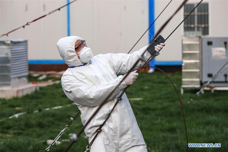 CHINA-HUBEI-WUHAN-HUOSHENSHAN HOSPITAL-LOGISTICS PERSONNEL (CN)