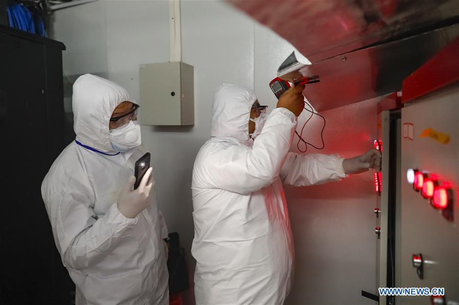 CHINA-HUBEI-WUHAN-HUOSHENSHAN HOSPITAL-LOGISTICS PERSONNEL (CN)