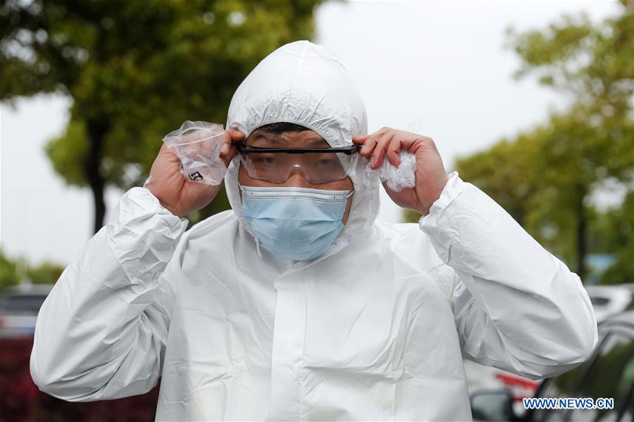 CHINA-HUBEI-WUHAN-HUOSHENSHAN HOSPITAL-LOGISTICS PERSONNEL (CN)