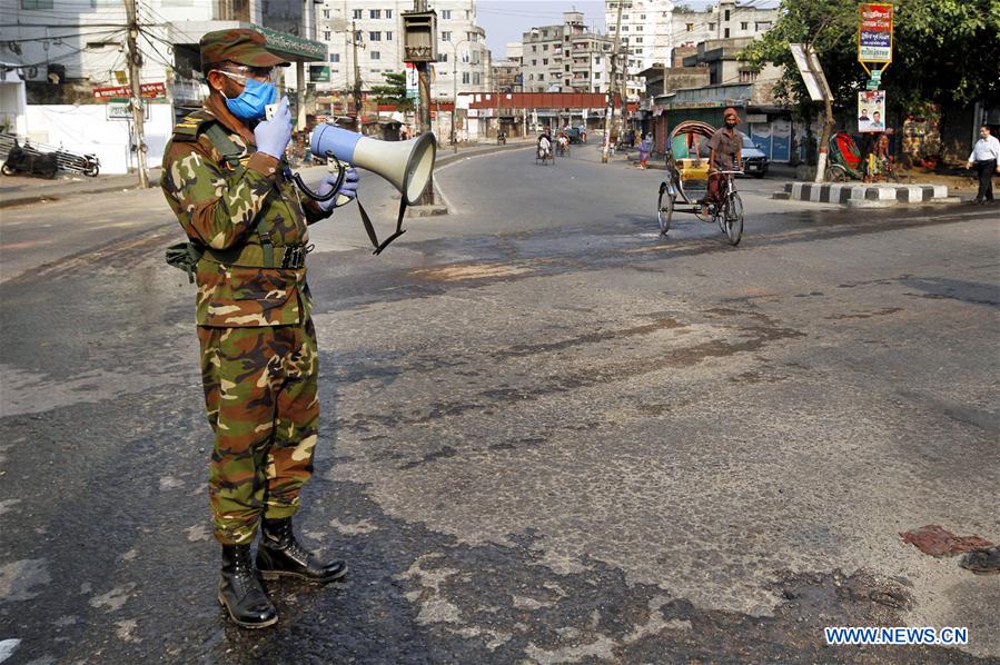 BANGLADESH-DHAKA-COVID-19-ARMY-DEPLOYMENT