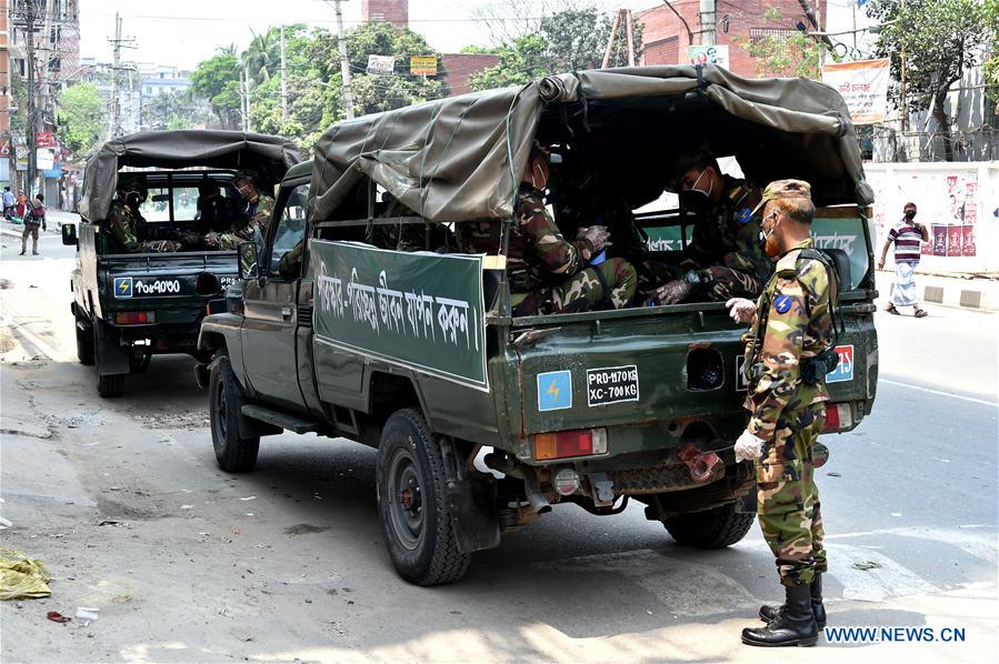 BANGLADESH-DHAKA-COVID-19-ARMY-DEPLOYMENT