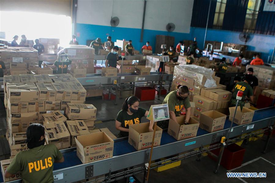 PHILIPPINES-PASAY CITY-COVID-19-RELIEF GOODS