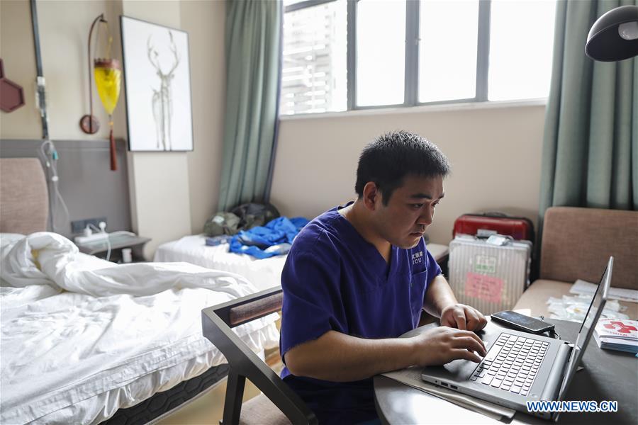 (FOCUS)CHINA-HUBEI-WUHAN-ICU NURSE-COVID-19 (CN)