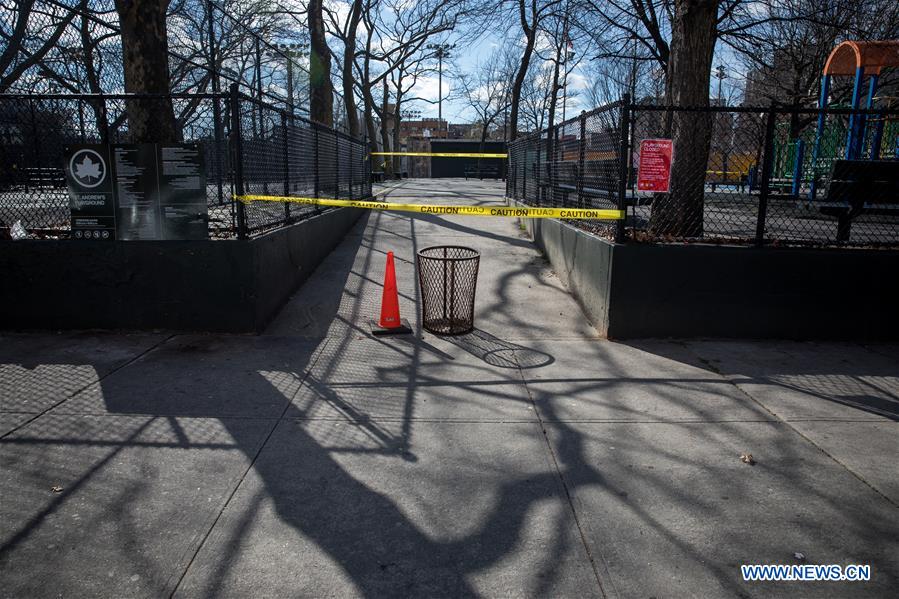 U.S.-NEW YORK-COVID-19-PLAYGROUNDS-CLOSURE