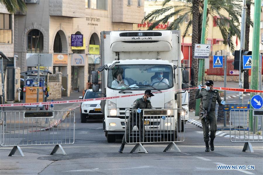 MIDEAST-BNEI BRAK-COVID-19