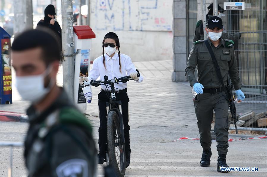 MIDEAST-BNEI BRAK-COVID-19