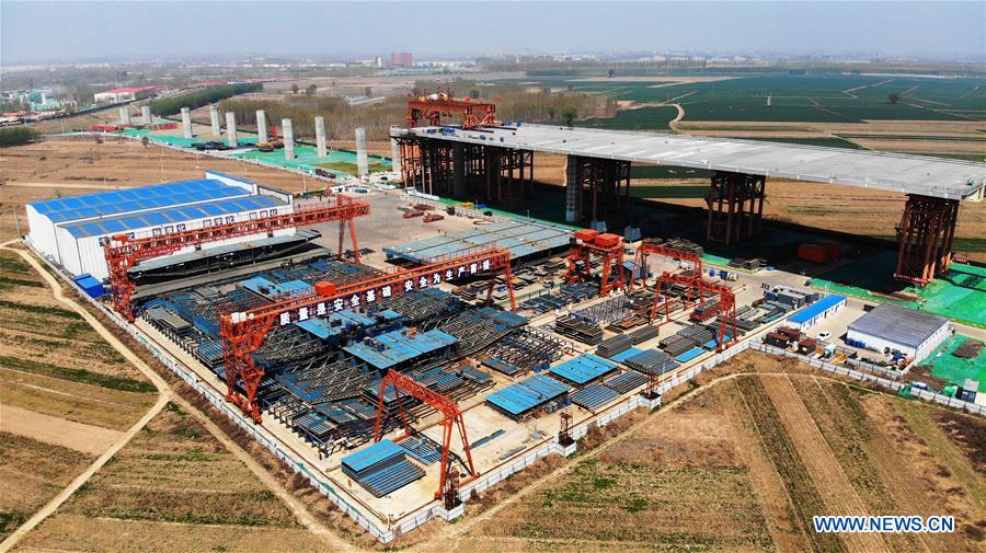 CHINA-SHANDONG-JINAN-YELLOW RIVER-BRIDGE-CONSTRUCTION (CN)