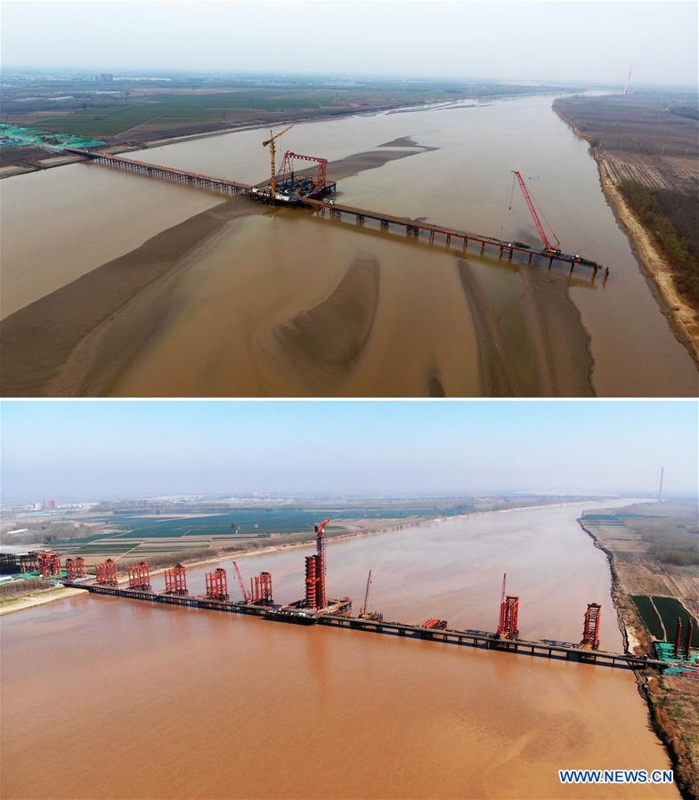 CHINA-SHANDONG-JINAN-YELLOW RIVER-BRIDGE-CONSTRUCTION (CN)