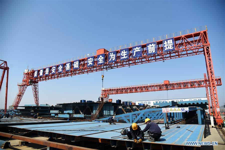 CHINA-SHANDONG-JINAN-YELLOW RIVER-BRIDGE-CONSTRUCTION (CN)