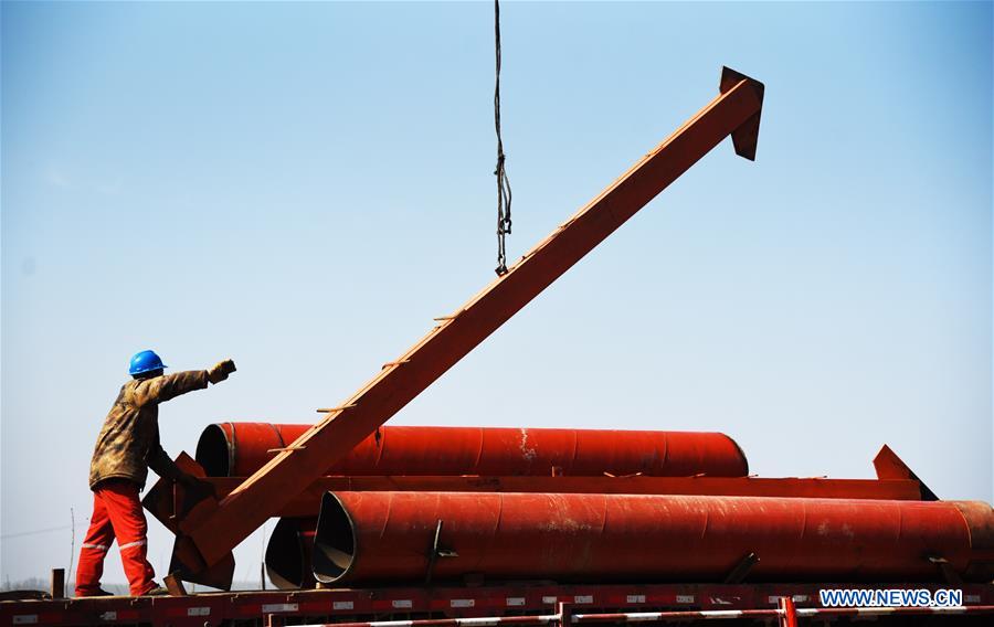 CHINA-SHANDONG-JINAN-YELLOW RIVER-BRIDGE-CONSTRUCTION (CN)