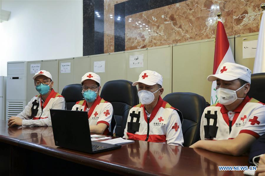 IRAQ-BAGHDAD-COVID-19-CHINA-MEDICAL EXPERTS-VIDEO CONFERENCE