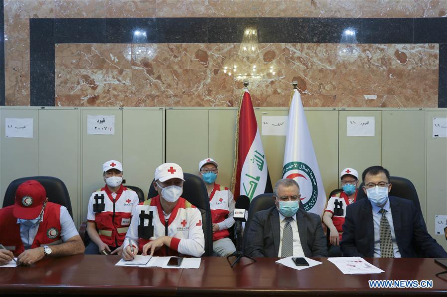 IRAQ-BAGHDAD-COVID-19-CHINA-MEDICAL EXPERTS-VIDEO CONFERENCE