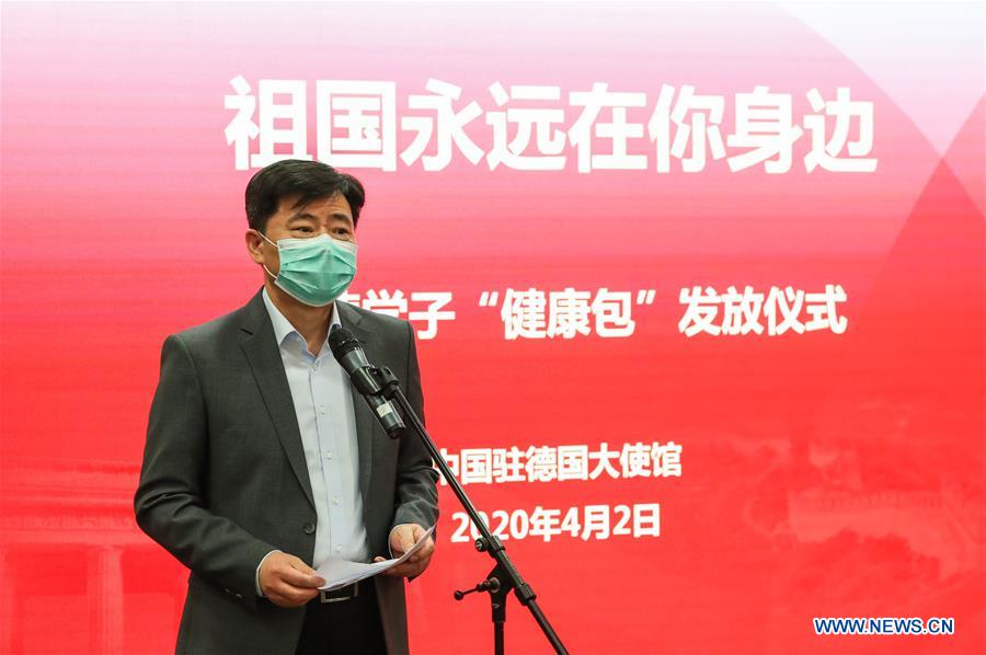 GERMANY-BERLIN-COVID-19-CHINA-OVERSEAS STUDENTS-HEALTH KITS