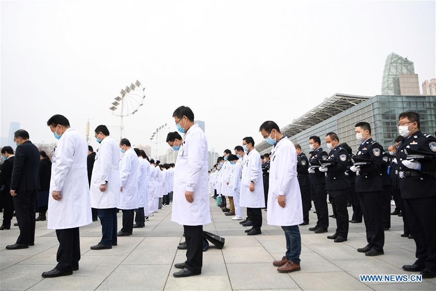 CHINA-COVID-19 VICTIMS-NATIONAL MOURNING (CN)