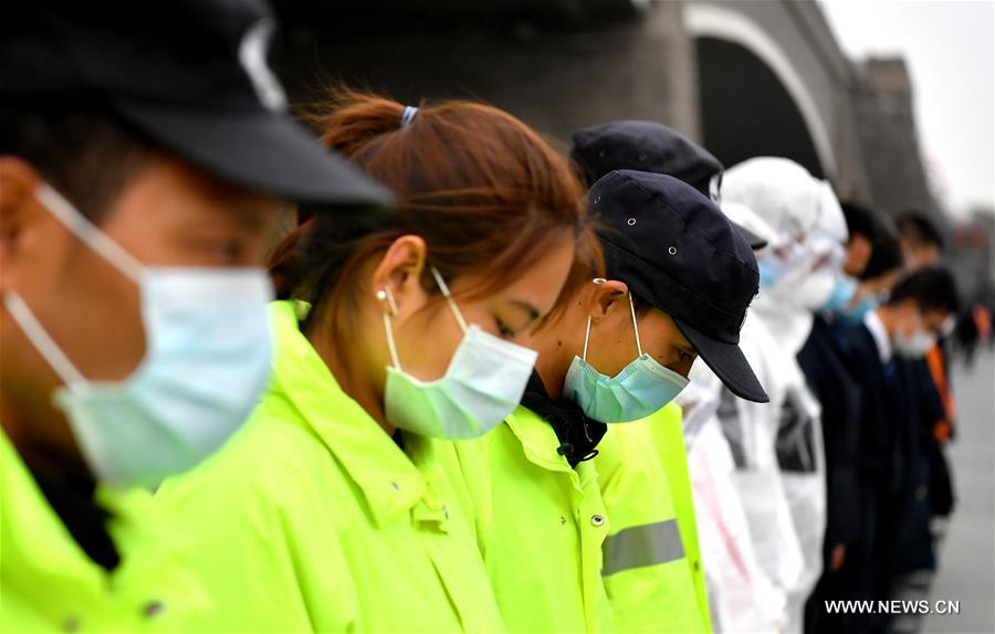 CHINA-COVID-19 VICTIMS-NATIONAL MOURNING (CN)