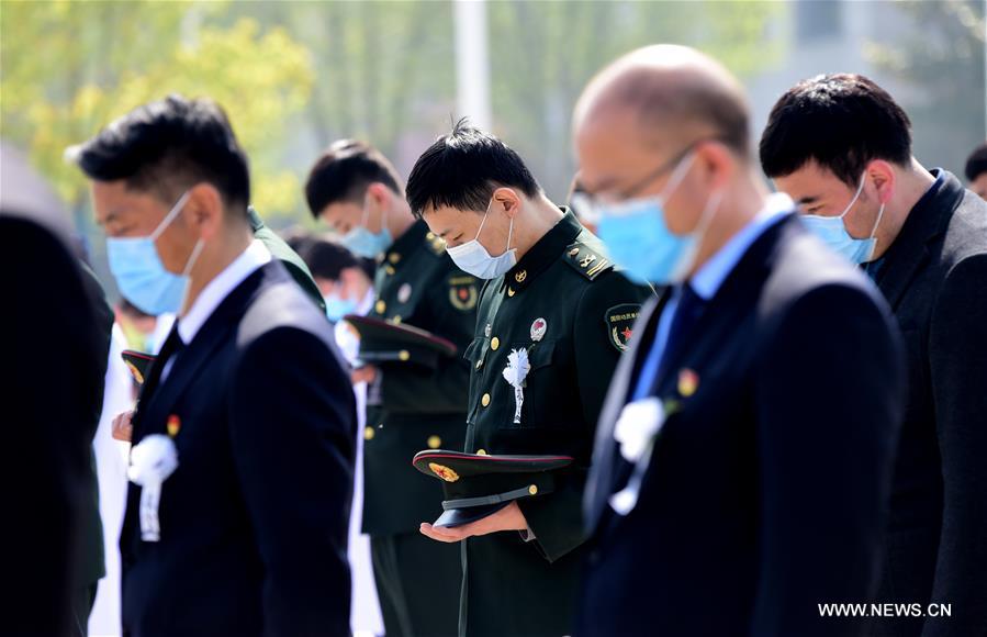 CHINA-COVID-19 VICTIMS-NATIONAL MOURNING (CN)