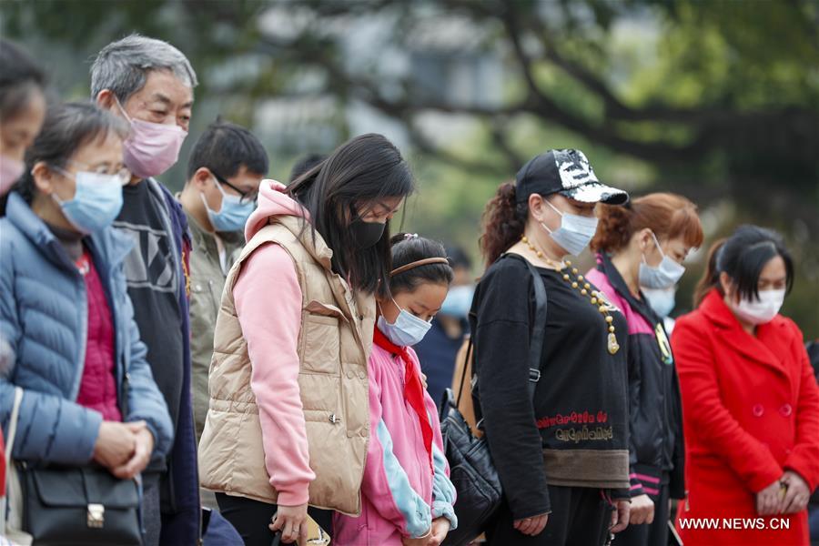 CHINA-COVID-19 VICTIMS-NATIONAL MOURNING (CN)