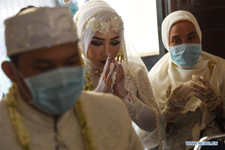 INDONESIA-SOUTH TANGERANG-COVID-19-WEDDING