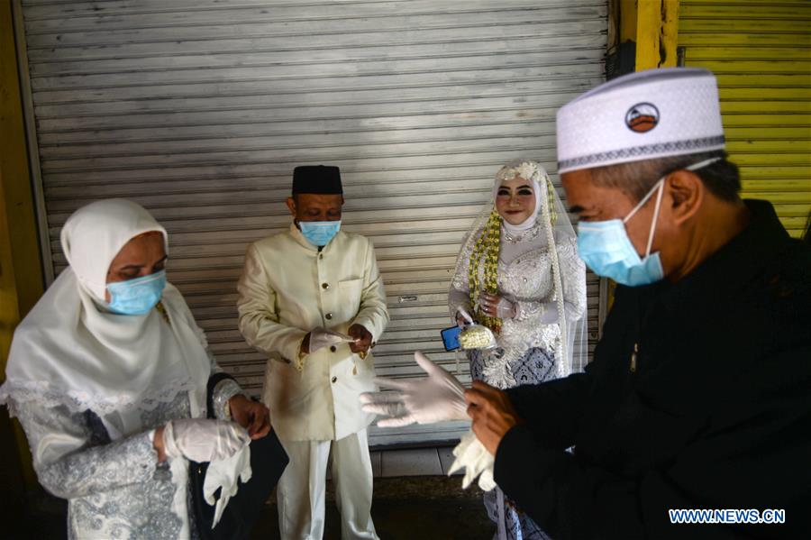 INDONESIA-SOUTH TANGERANG-COVID-19-WEDDING