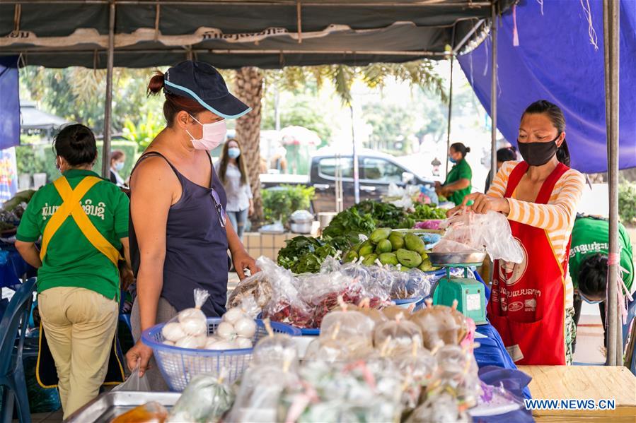 LAOS-VIENTIANE-COVID-19