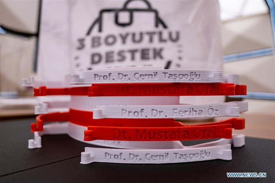 TURKEY-ISTANBUL-COVID-19-3D PRINTING-FACE SHIELDS