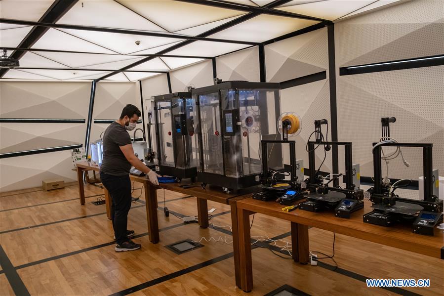 TURKEY-ISTANBUL-COVID-19-3D PRINTING-FACE SHIELDS