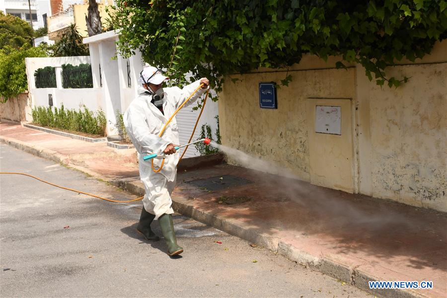 MOROCCO-RABAT-COVID-19-DISINFECTION