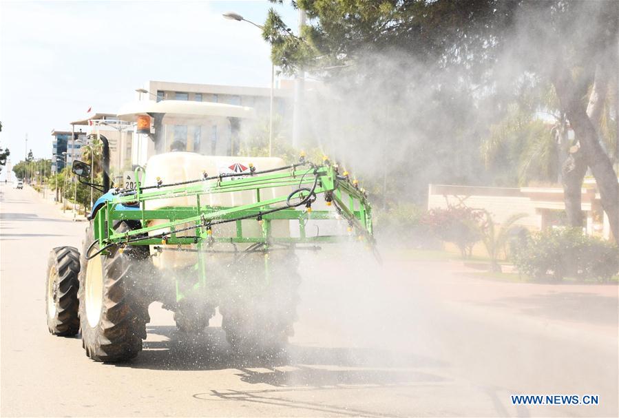 MOROCCO-RABAT-COVID-19-DISINFECTION