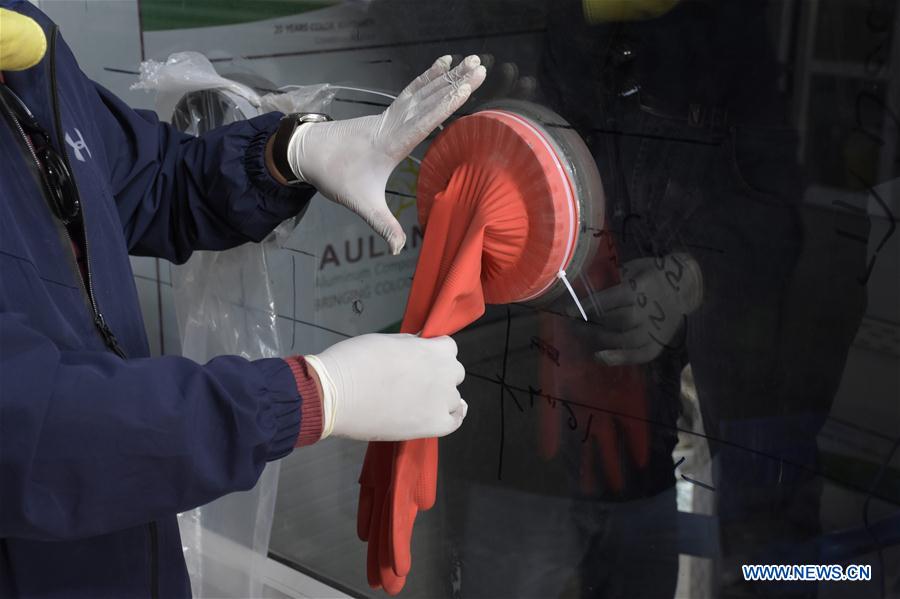 NEPAL-KATHMANDU-COVID-19-TESTING BOOTH